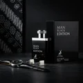 Man Black Edition bersama jam & cufflinks, gaya gentleman