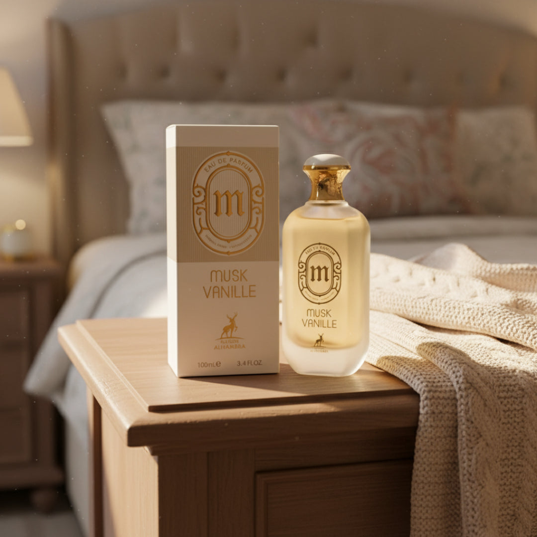 Musk Vanille by Maison Alhambra: A Unisex Gourmand Masterpiece with Vanilla, Musk, and Amber