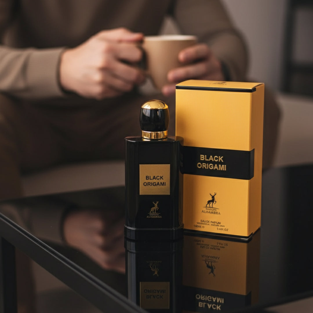 black origami