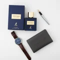 Spectrum perfume with watch wallet men luxury set