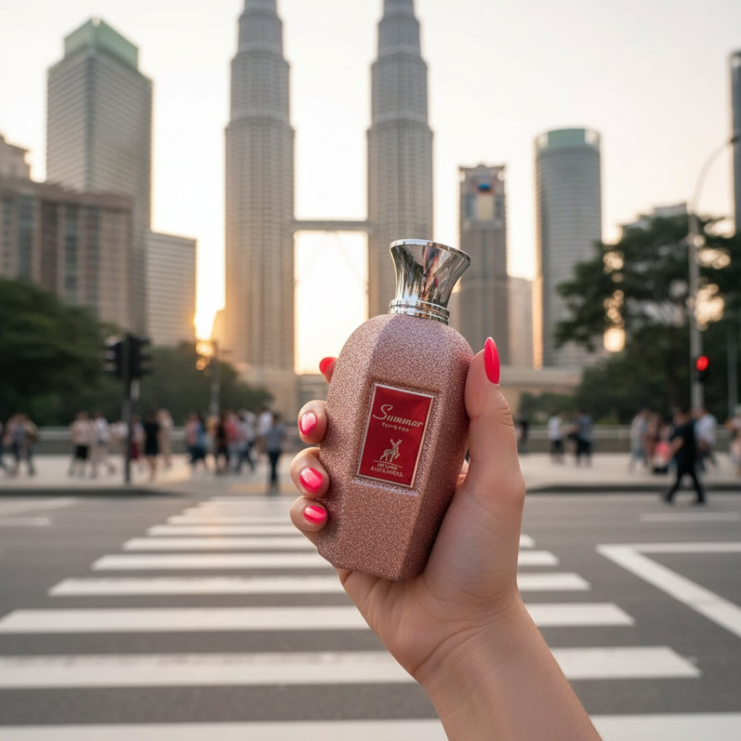 Summer Forever by Maison Alhambra: A Floral EDP with Plum, Leather, and Amber