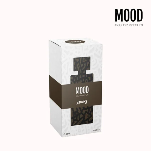 Mood eau de parfum packaging on a white background