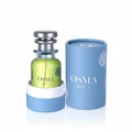 Blue Osma Vanilla S perfume bottle on a white background