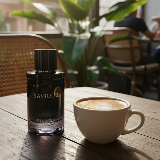 Saviour Pendora bersama espresso – style men's santai