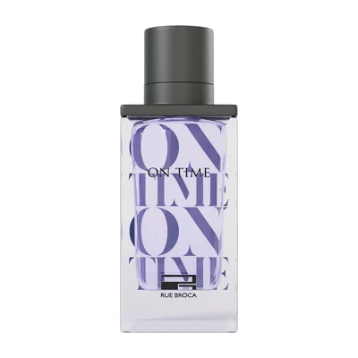 Perfume lelaki On Time Rue Broca Malaysia– minyak wangi bergamot, lemon & amber yang padu