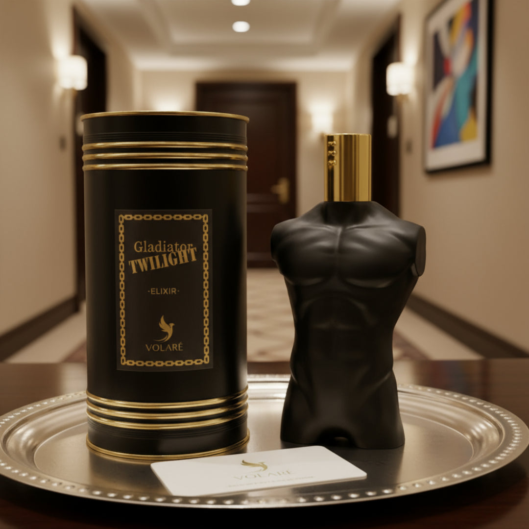 Unveiling Elixir Gladiator Twilight by Volare: A Rich Gourmand Fragrance for Men