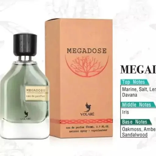 Megadose Man Atlas Volare EDP For Him 80 Ml 2.7 Edp Megados Vanilla Bergamot