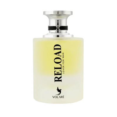 Perfume bottle labeled 'Fortnight for Men' on a white background