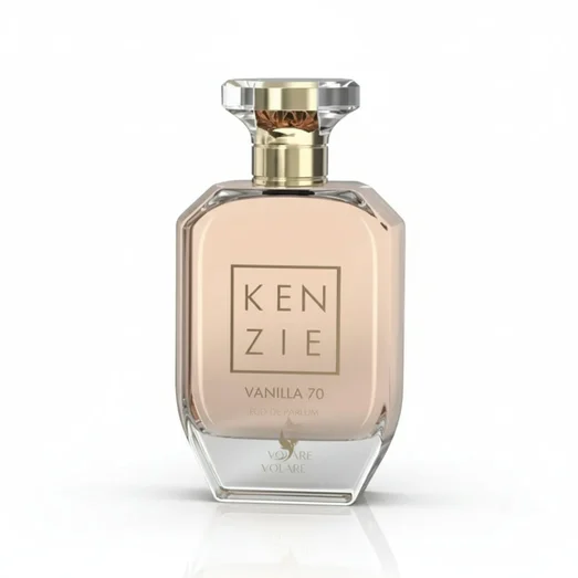 bottle of Vanilla 70 Kenzie Volare women's fragrance scent vanilla sweet soft choice