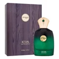Zimaya Icon perfume bottle and box on boardroom table watch cufflinks men fragrance