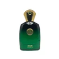 Zimaya Icon perfume bottle and box on boardroom table watch cufflinks men fragrance