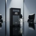 Mens fragrance infrad noir bottle in boardroom moonlight leather