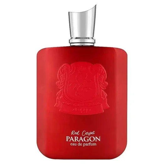 bottle Red Carpet Paragon Zimaya men's perfume masculine aroma amber vanila wood long lasting