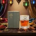 Sharaf Blend by Zimaya perfume bottle surrounded by spices and lanterns Arabic unisex perfume