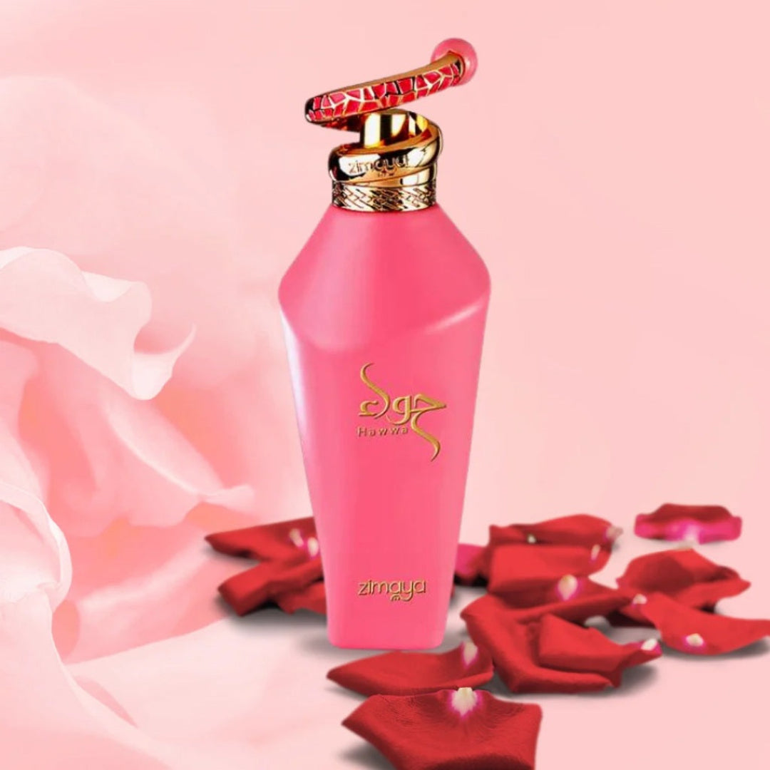 Discover Hawwa Pink by Zimaya: A Floral Fruity Masterpiece for Women