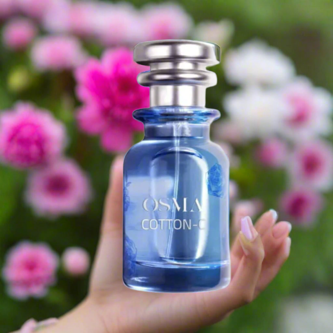 Unisex Elegance: Osma Cotton C Rose & Sandalwood EDP with Red Berries and Oud